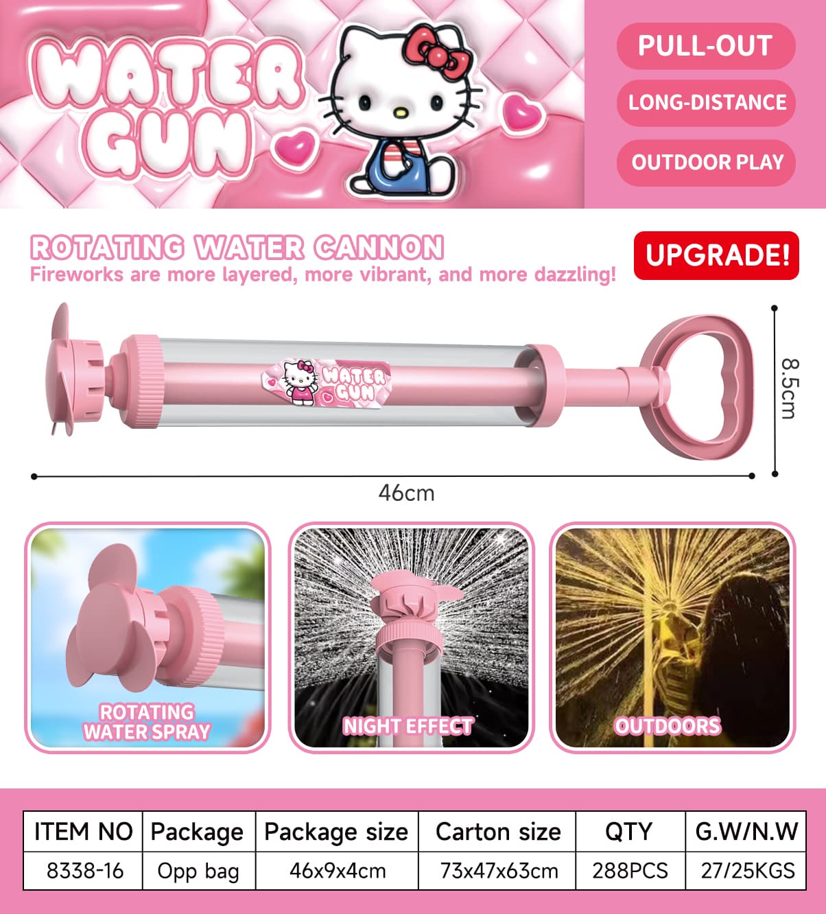 8338 Pull-Out Water Blaster