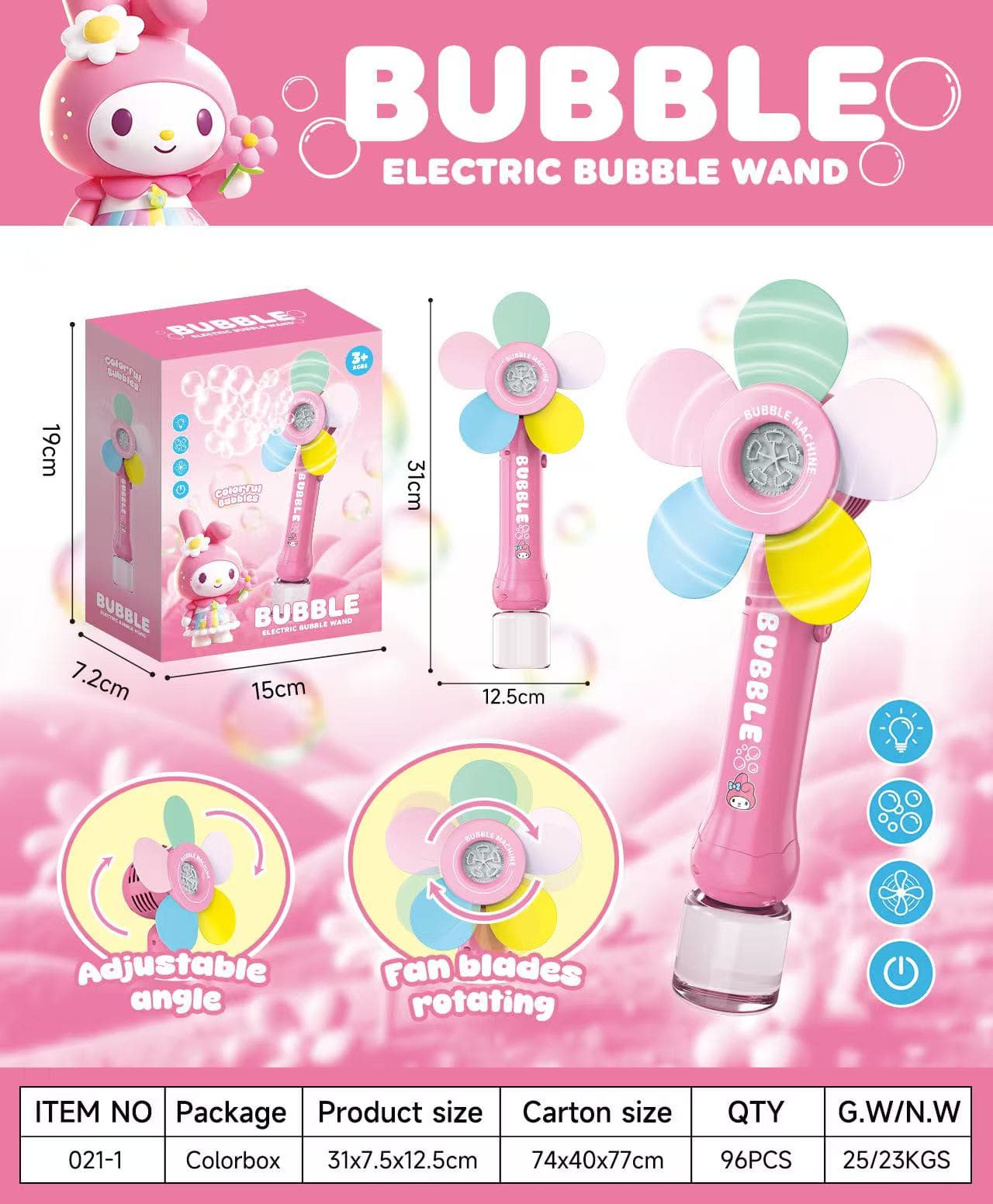 021 Electric Bubble Toy view 2