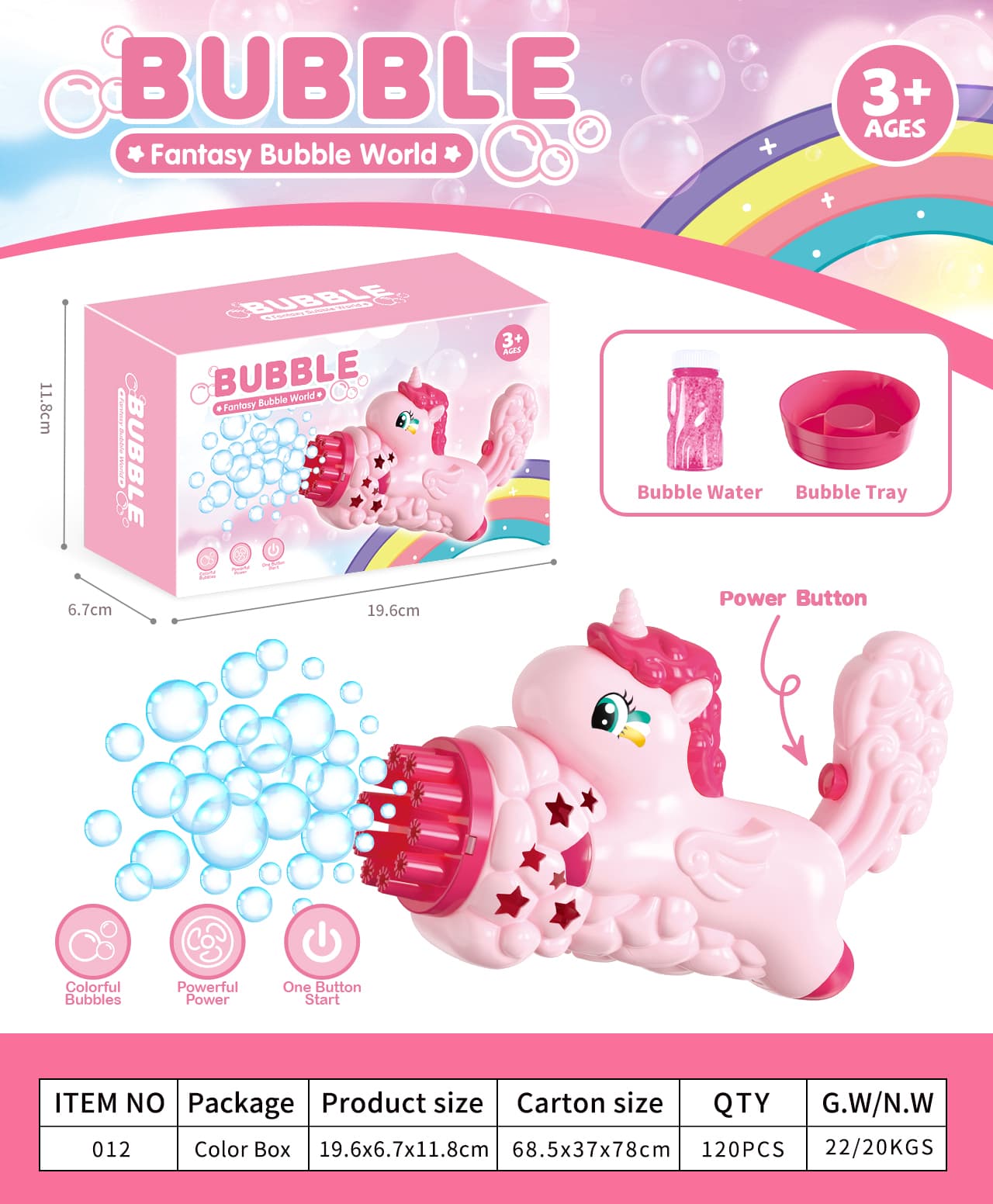 012 Electric Bubble Toy